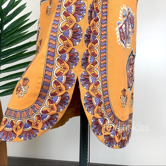 ANTHROPOLOGIE Krissy Embroidered Pencil Skirt - Picture 10 of 15